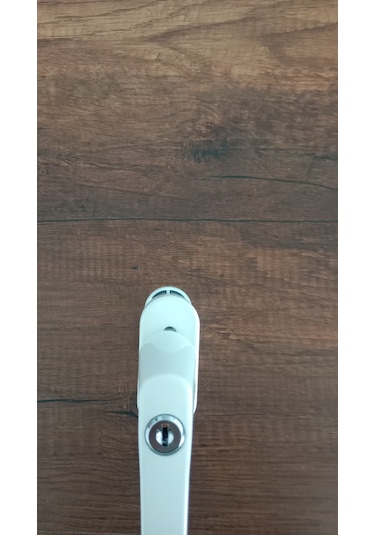 Pvc Pencere Üstten Anahtarlı Kilitli Kapı Pencere Kolu Beyaz
