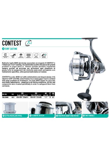 Colmic Contest 8000 Fishing Reel