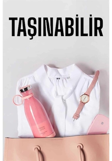 El Blender Bardak Blender Şarjlı Taşınabilir Meyve Sıkcağı Smoothie