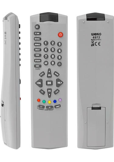 Arçelik Uyumlu 14.1 Okli Beyaz Tv Kumanda 5131