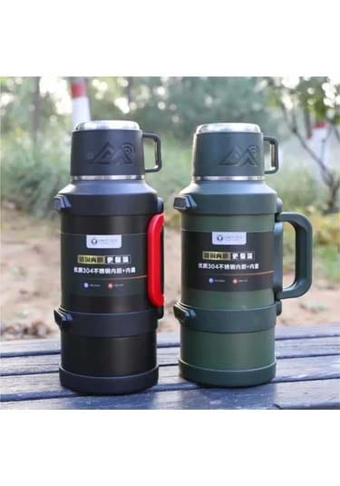 Safe Paslanmaz Çelik 3.2 Litre Termos 48 Saat Sıcak Soğuk