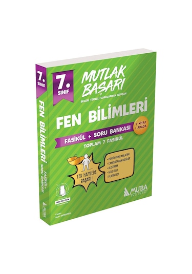 7.Sınıf Mutlak Başarı Fen Bilimleri Fasikül ve Soru Bankası -  Muba Yayınları