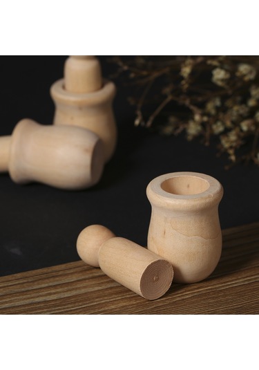 Fosenze 10'lu Ahşap Bebek Seti - Dıy Boyama Ve Dekorasyon İçin El Yapımı Oyuncak Diğer