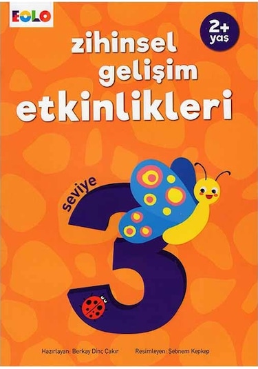 Eolo 2 Yaş Zihinsel Gelişim Etkinlikleri 3lü Set