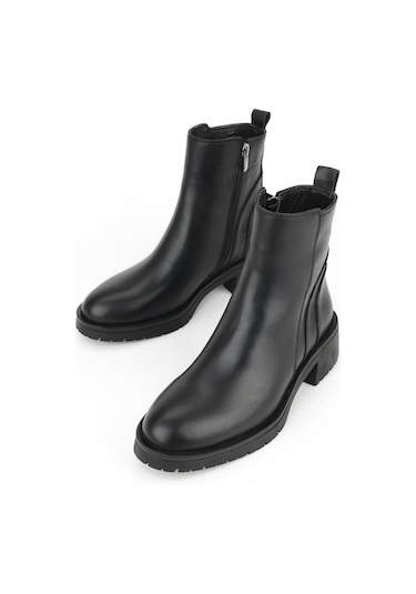 Ziya, Kadın Hakiki Deri Bot 153359z622 Siyah 153359z622 000 Siyah