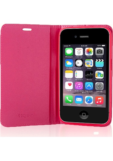 Iphone 4S Dikisli Ve Gizli Miknatisli Tiger Kilif Pembe 225297437