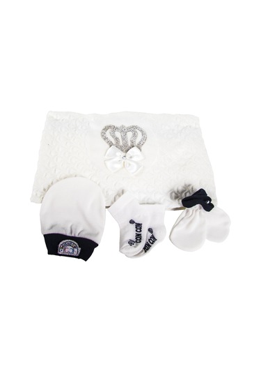 Hastane Çıkışı 10 Parça Siyah Taşlı Erkek Bebek Giyim Siyah