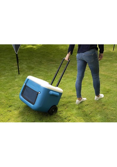 Coleman Poly-lite Wheeled Mesh 50 Qt Tekerlekli Soğutucu Buzluk 47.3 Lt 001