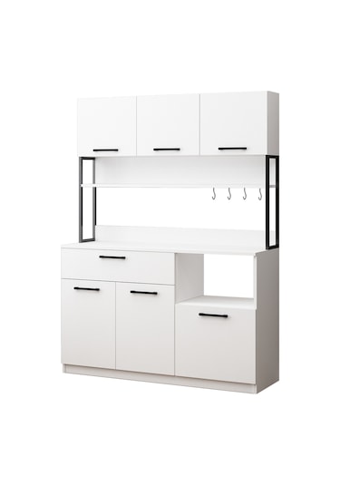 Ervin Kahve Köşesi 3 Kapaklı Airfry Kiler Dolabı Çok Amaçlı Erzak Dolabı Beyaz Beyaz Ervin Kahve Köşesi 3 Kapaklı Airfry Kiler Dolabı Çok Amaçlı Erzak Dolabı Beyaz Beyaz