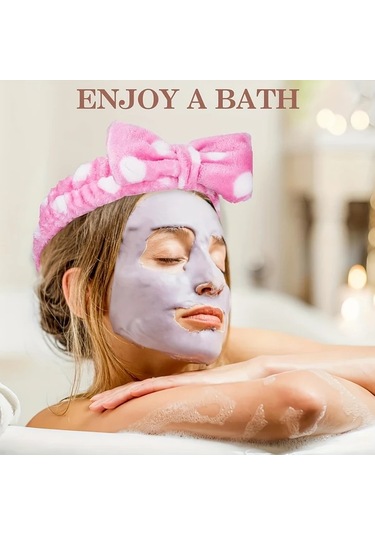 Elmpaly 4 Adet Yumuşak Kadife Saç Bandı - Yüz Temizliği, Duş Ve Yoga İçin Multifonksiyonel Çok Renkli