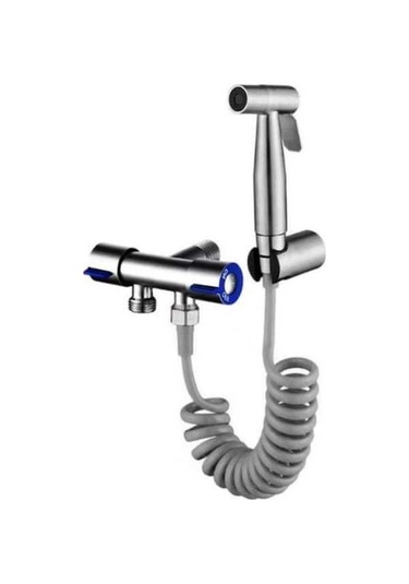 Bosphorusboutique02 Semgears 4 Bölümlü 304 Paslanmaz Klozet Musluk Takımı Krom Renk Krom