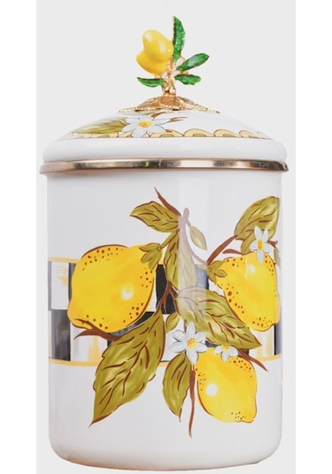 Lndkvn-9663-3 Miss Betty 15 Cm Emaye Büyük Boy Kavanoz 001