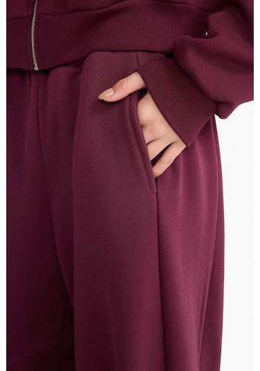 Defacto Bordo Kadın Eşofman Altı F3364ax/br232 Bordo