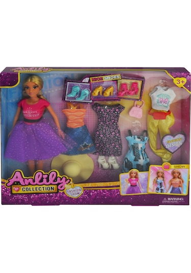 Anlily Bebek Gardırop Set Pembe