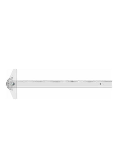 Hatas 01200 Minkale  Başlı T Cetveli İnce Bizote 100 CM