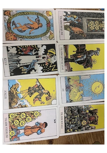 Tarot Kartı 78'li Klasik Tarot Destesi Türkçe