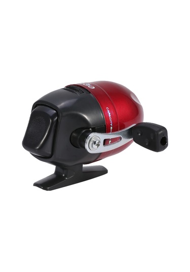 Qingmipy Kırmızı Tam Kapalı Küresel Balık Makinesi - Dayanıklı Malzeme, Hızlı Tuş Kontrolü, İp Kaybı Önleyici, Hafif Ve Taşınabilir