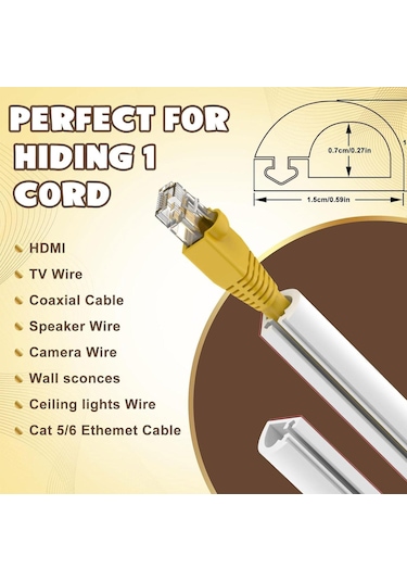 Suntek Kablo Gizleyici Yönetimi Ev Ofis Için Pratik Gizleme