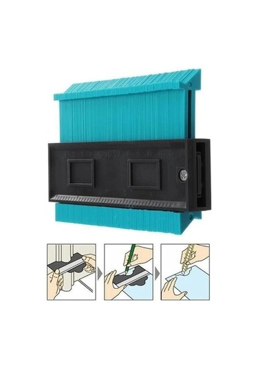 Buffer Çok Fonksiyonlu Plastik Kontur Ölçüm Cihazı Ahşap Fayans Şekillendirme Kalıbı