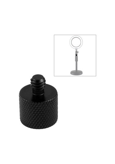 Puluz 3/8 İnç Dişi Dişli - 1/4 İnç Erkek Dişli Adaptör Vidası