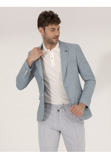 Pierre Cardin Erkek Açık Mavi Ceket 50264619-vr003 Açık Mavi