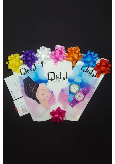 Q&q Qcg9914 Lila Mor Kraliçe Kedi Su Geçirmez Kız Çocuk Kol Saati