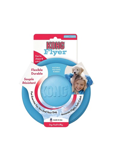 Kong Yavru Köpek Oyuncağı Frizbi Mavi