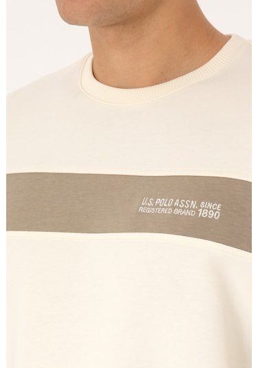 U.s. Polo Assn. Erkek Sweatshirt 50316354-vr256 İnci