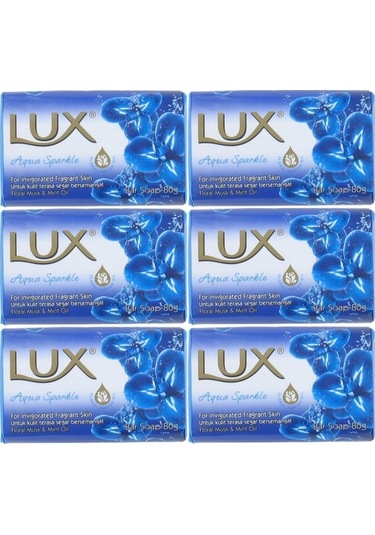 Lux Aqua Sparkle Sabun 80 G 6'lı