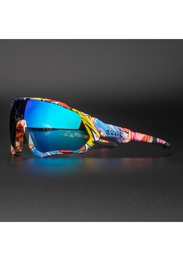 Kapvoe Hurricane Değişebilir 5 Lens Mtb Polarize Bisiklet Spor Da