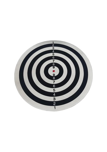 Delta Flocked Dart Seti 45 Cm 18 İnç Büyük Boy + 6 Dart Oku 18 Gr Hedef Tahtası Sdf76