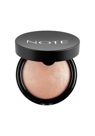 Note Cosmetics Baked Powder 01 Stardust Işıltılı Bitişli Highlighter Toz Yüz Pudrası