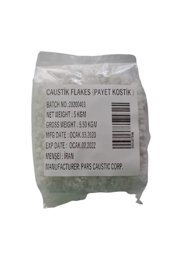 Meteksan Kostik Payet Kostik Sodyum Hidroksit 1 KG