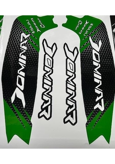 Bajaj Dominar 250d Orta Grenaj Sticker Etiket Model Yeşil