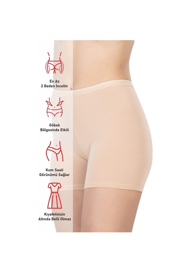 Ten Mı Emay 1430 Modal Cotton Mini Tayt Ten