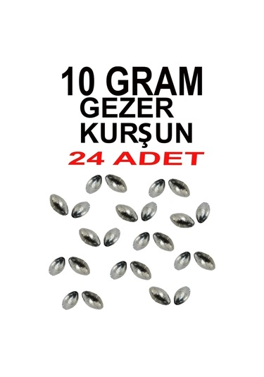 10 Gram Gezer Kurşun 24 Adet