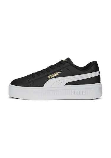 Puma Smash Platform Kadın  Siyah / Beyaz Sneaker
