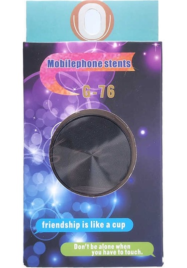 P Soket G-76 Telefon Standı, Siyah