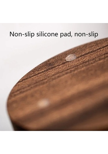 Ulzyvf Yaratıcı Tablası Sigara Rüzgar Paslanmaz Ofis Masaüstü Küllük Kül Kapaklı Ev Dekorasyon Ceviz Ahşap Altın Renk