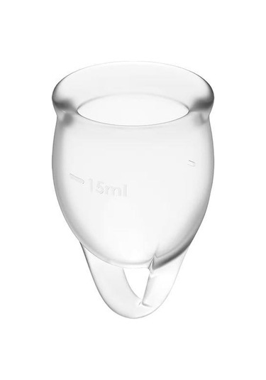 Satisfyer Feel Confident Menstrual Cup Transparent