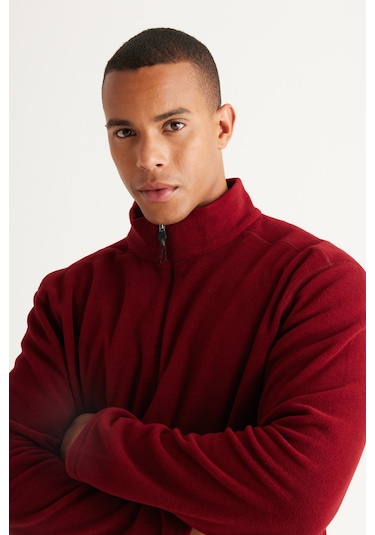 AC&Co / Altınyıldız Classics Erkek Bordo Anti-Pilling Tüylenme Yapmayan Standart Fit Bato Yaka Soğuk Geçirmez Polar Sweatshirt 4A5221100016BRDM AC&Co / Altınyıldız Classics Erkek Bordo Anti-Pilling Tüylenme Yapmayan Standart Fit Bato Yaka Soğuk Geçirmez Polar Sweatshirt 4A5221100016BRDM