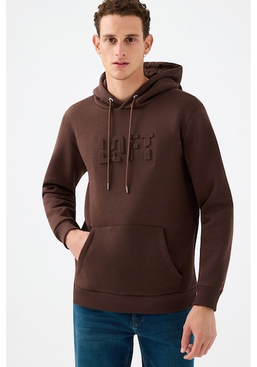 Loft Erkek Sweatshirt Lf2041392 Kahverengi