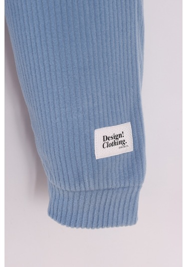 Monox Erkek Çocuk Reglan Kol Fitilli Polar Takım İndigo