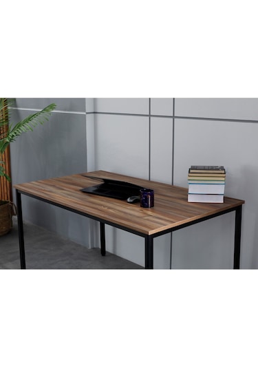 Sehpol Çalışma Masası 140x80x75 Cm Siyah Richmood Siyah