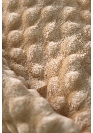 Mink All Season Tomurcuk Çift Kişilik Battaniye - Bej