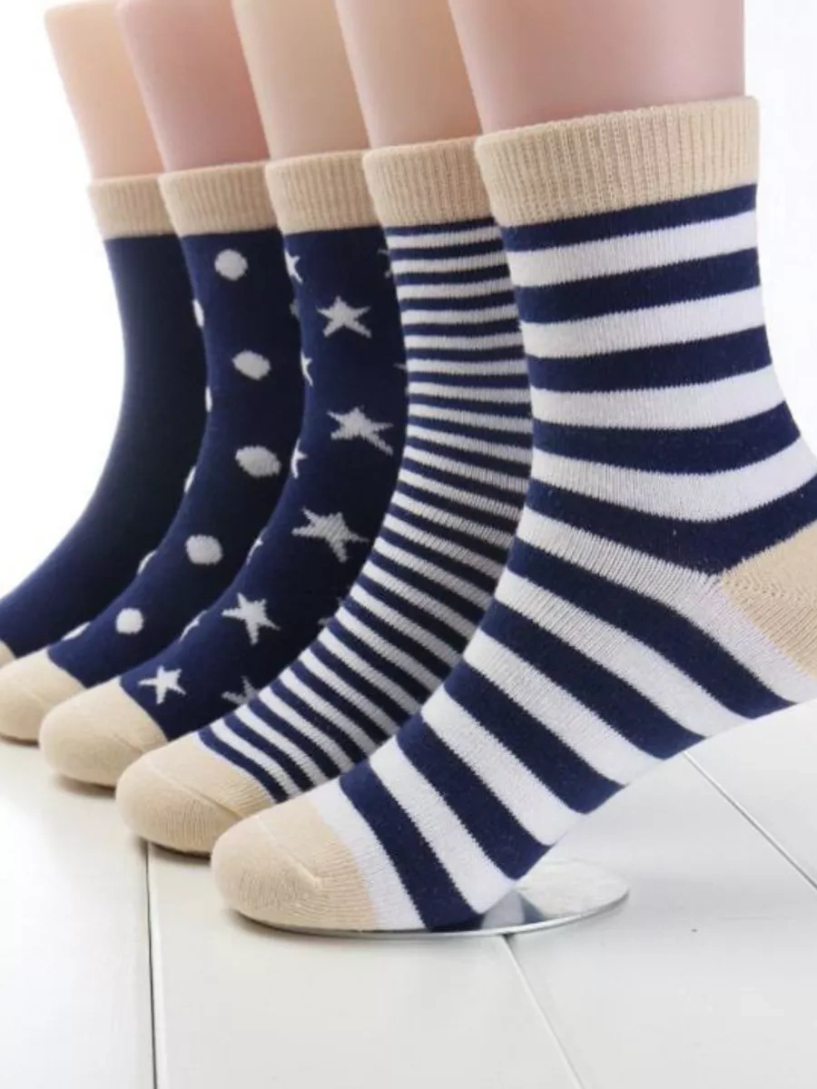 Wemint Baskılı Yaz Çocuk Çorapları Seti 230322059 Mavi