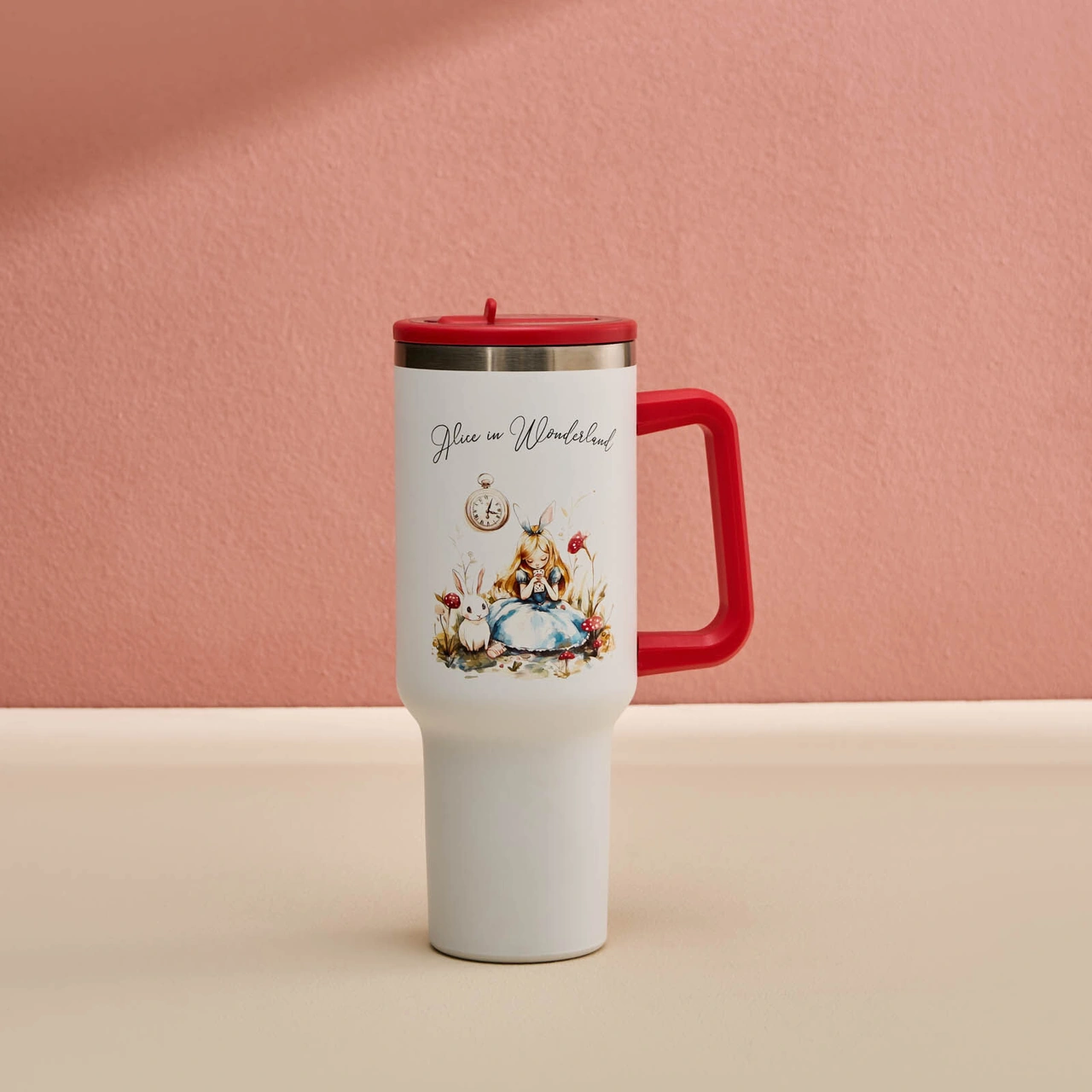 Karaca Star Hero Alice Çelik Sızdırmaz Termos 1150 Ml Kırmızı