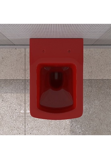 Lucco Loop 53 CM Asma Klozet Kırmızı