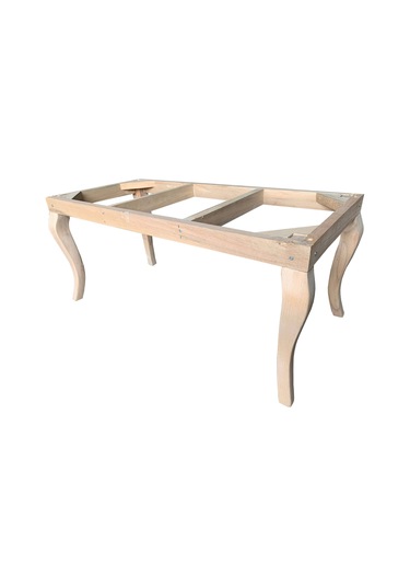 Evimeaksesuar 40*100 Cm Avangarde 4 Ayaklı Ahşap Puf(Bench) Hâm&Cilasız