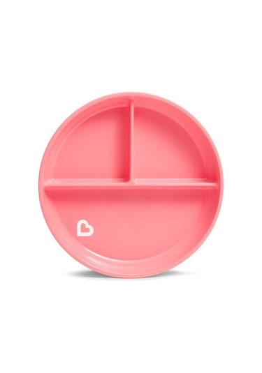 Munchkin Sabit Vakumlu Beslenme Tabağı 6+ Ay Pembe